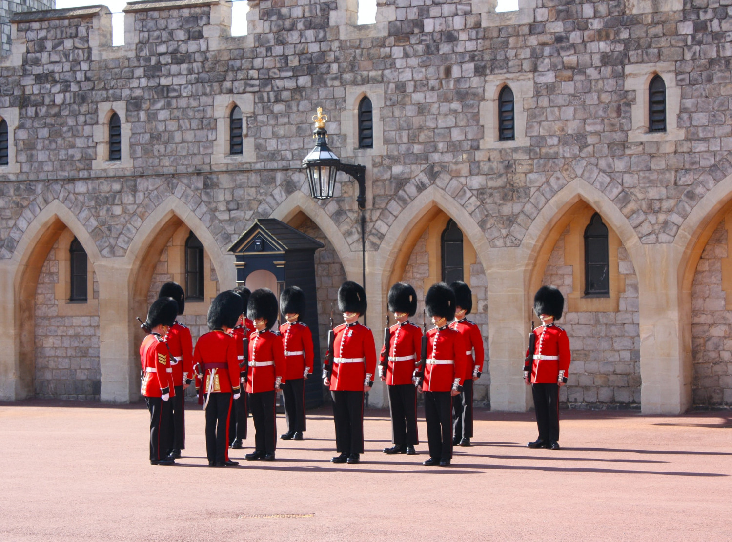 Queen's guards at Windsor Castle