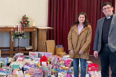Open Church donates Christmas gifts for families affected by domestic abuse